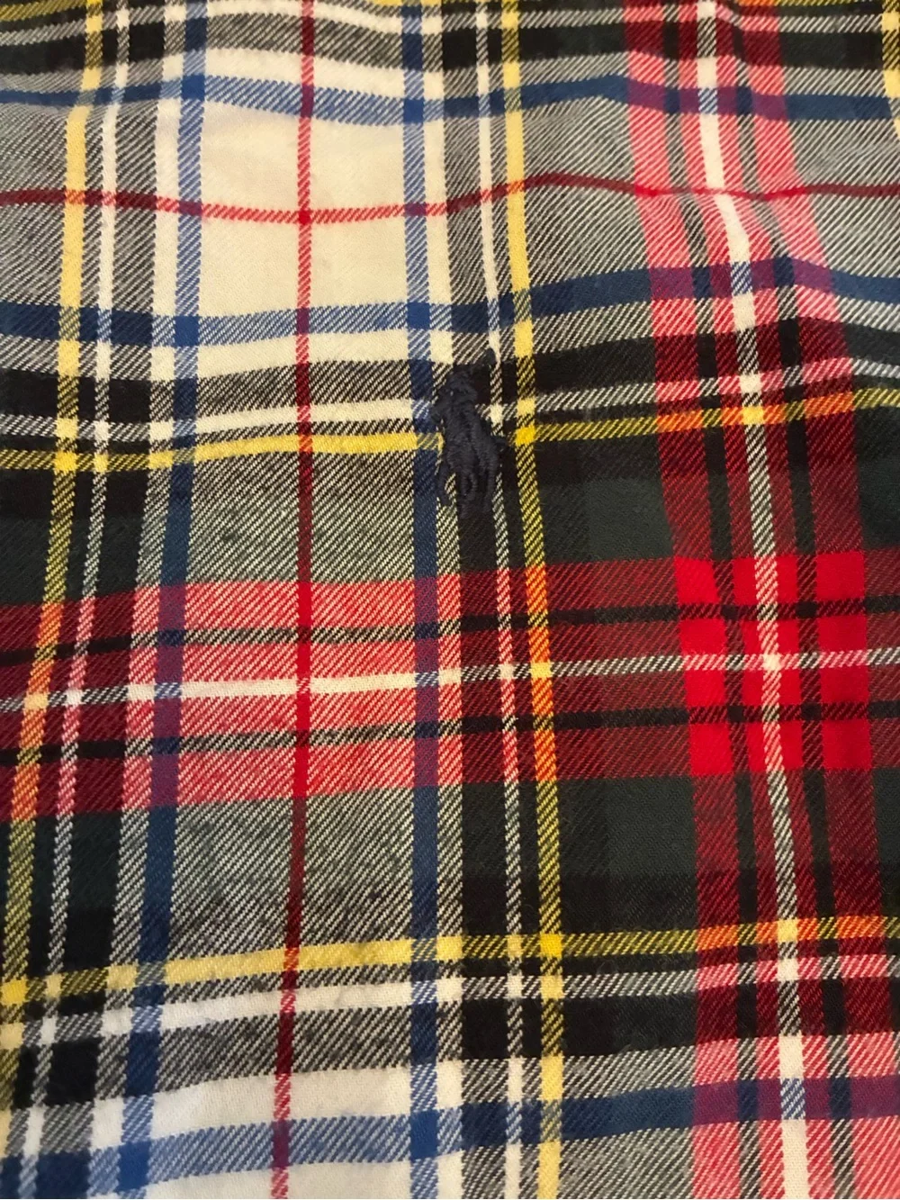 Ralph Lauren Plaid Button-Down Shirt - Red & Green